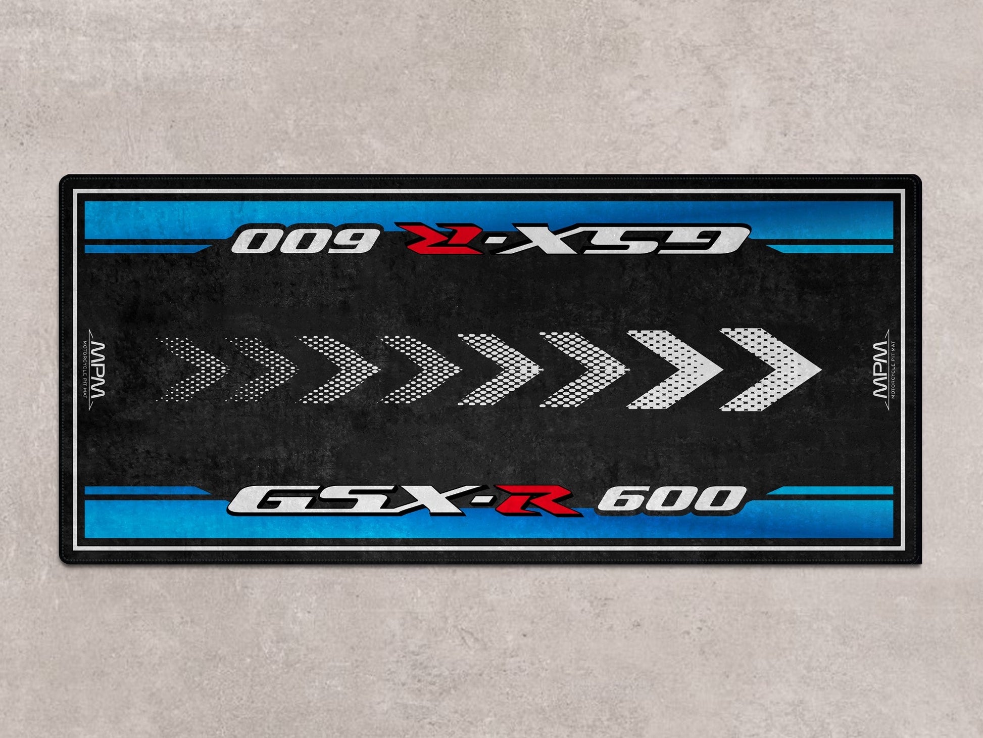 Designed Pit Mat for Suzuki GSX-R600 Motorcycle - MM7358 - Howling Moto