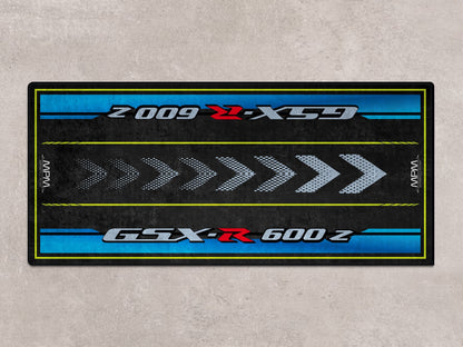 Designed Pit Mat for Suzuki GSX-R600Z Motorcycle - MM7359 - Howling Moto