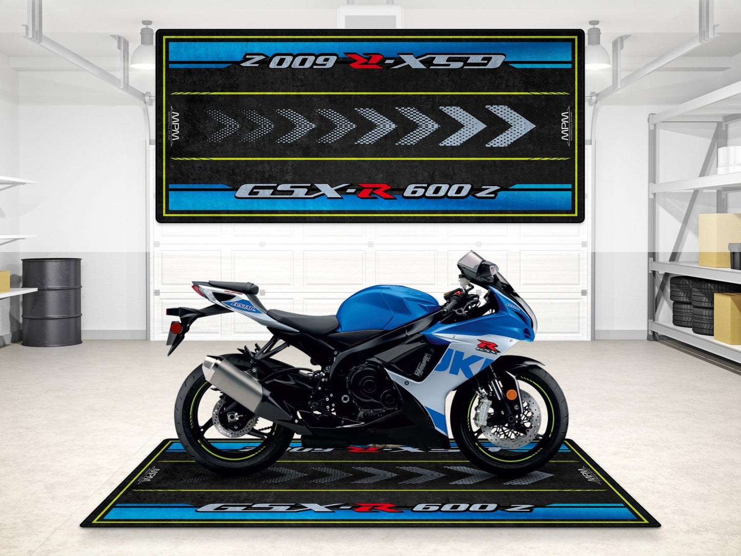 MPM Motorcycle Mat for Suzuki GSX-R600Z - MM7359 - Howling Moto