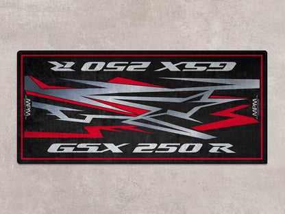 Designed Pit Mat for Suzuki GSX-250R Motorcycle - MM7360 - Howling Moto