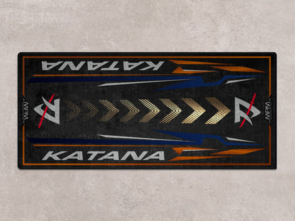 Designed Pit Mat for Suzuki Katana Motorcycle - MM7361 - Howling Moto