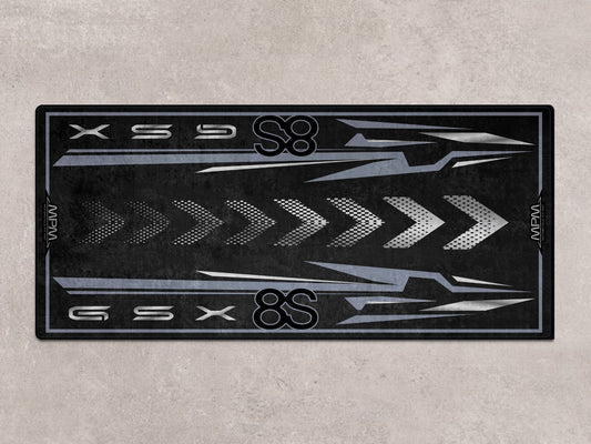 Designed Pit Mat for Suzuki GSX-8S Motorcycle - MM7362 - Howling Moto
