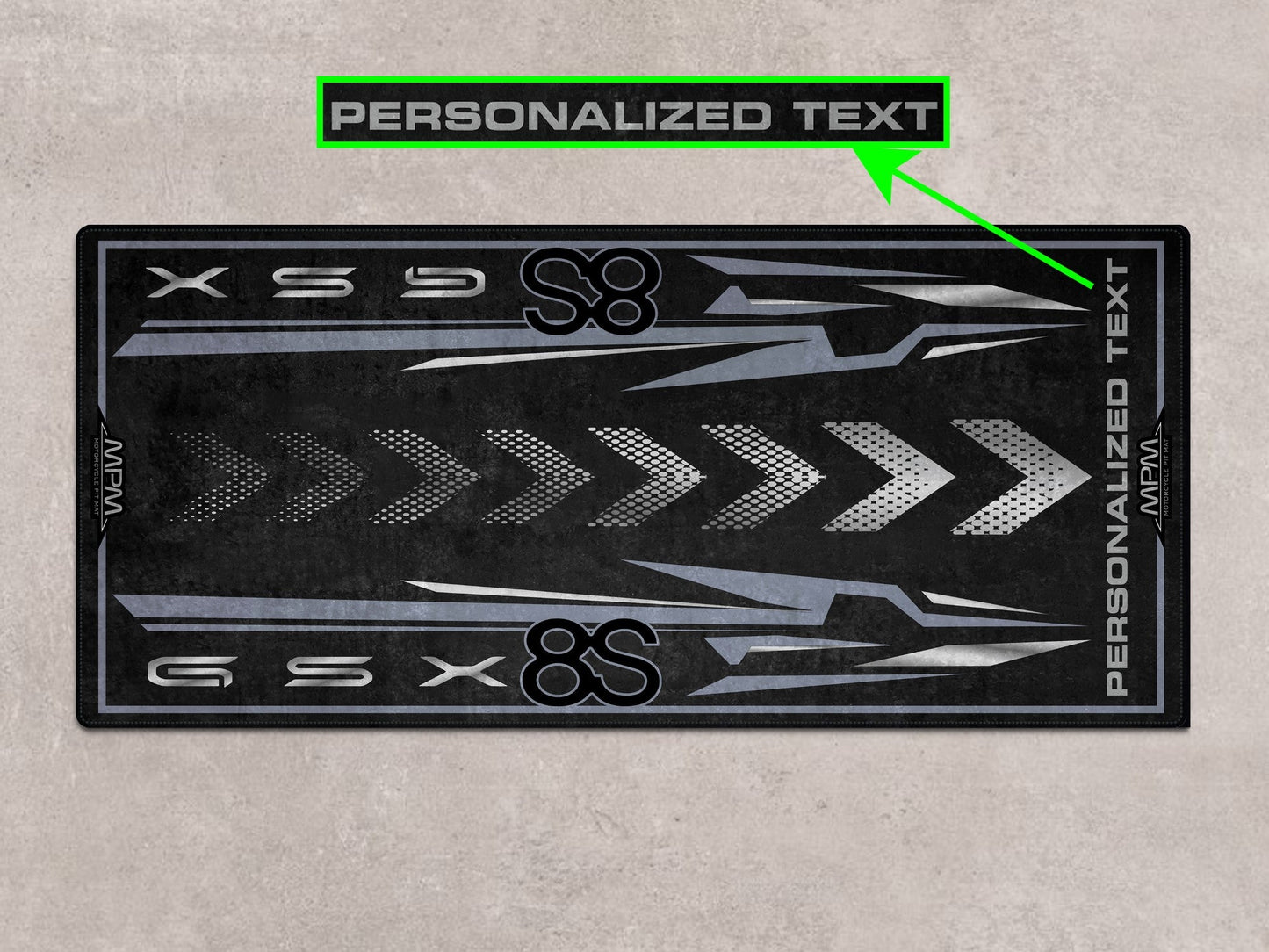 Designed Pit Mat for Suzuki GSX-8S Motorcycle - MM7362 - Howling Moto