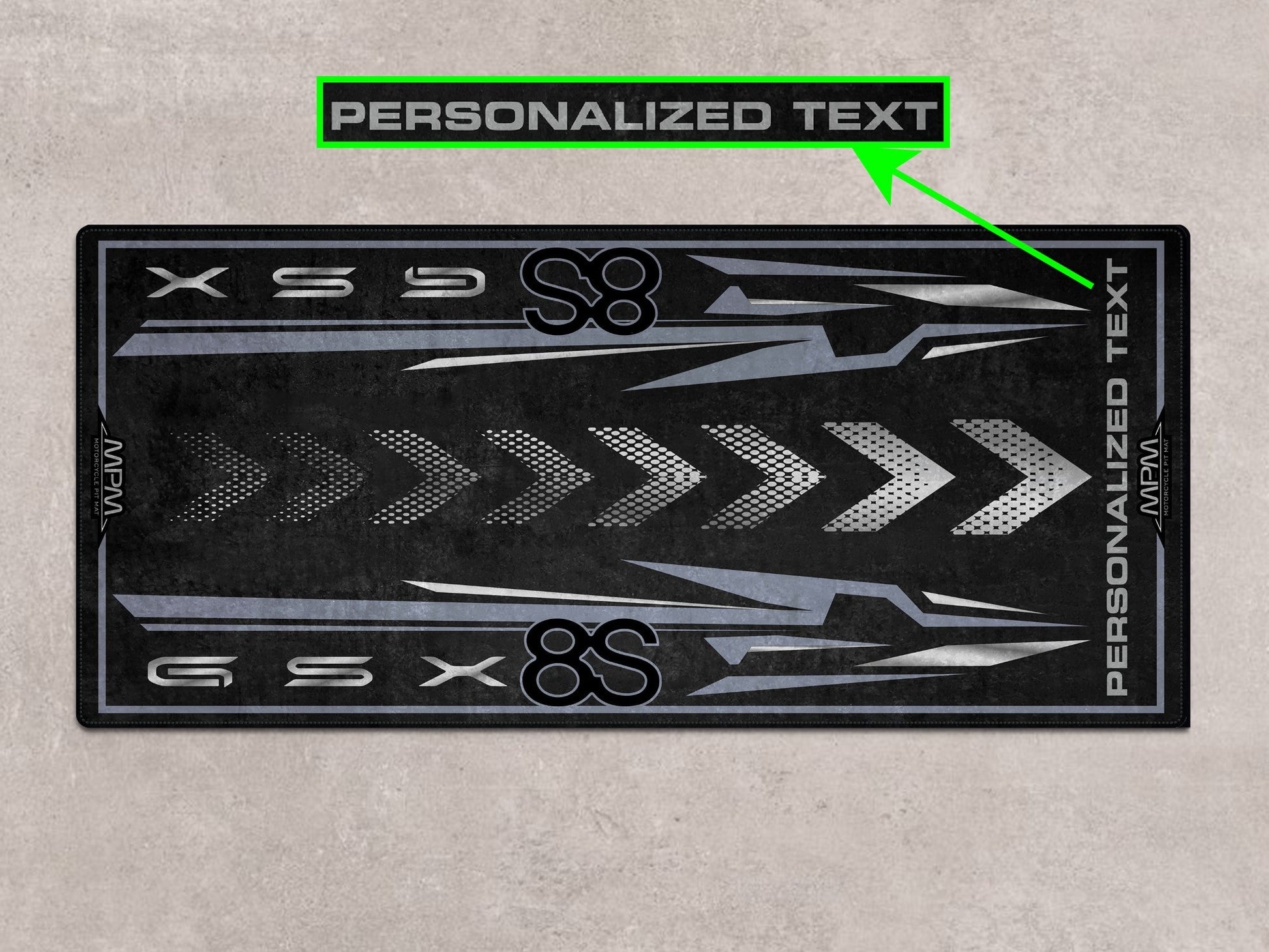 Designed Pit Mat for Suzuki GSX-8S Motorcycle - MM7362 - Howling Moto