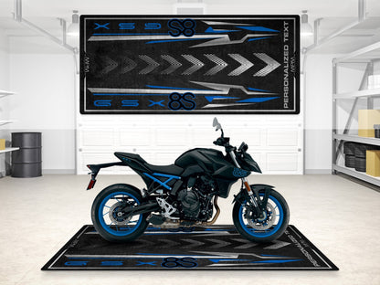 Designed Pit Mat for Suzuki GSX-8S Motorcycle - MM7362 - Howling Moto