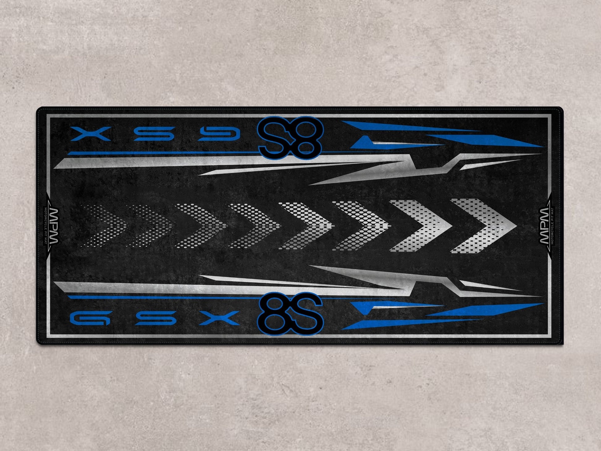 Designed Pit Mat for Suzuki GSX-8S Motorcycle - MM7362 - Howling Moto