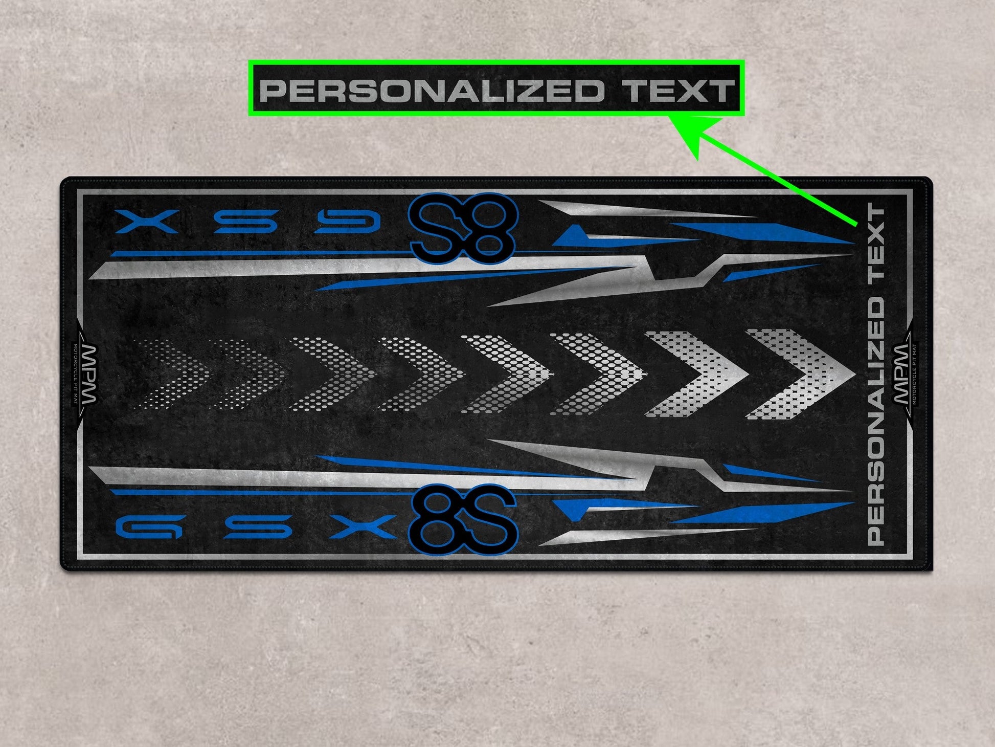 Designed Pit Mat for Suzuki GSX-8S Motorcycle - MM7362 - Howling Moto
