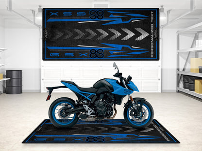 Designed Pit Mat for Suzuki GSX-8S Motorcycle - MM7362 - Howling Moto
