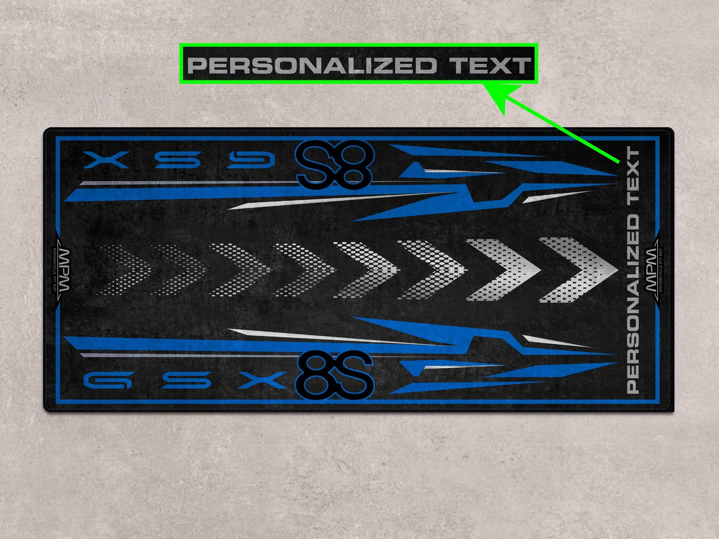 Designed Pit Mat for Suzuki GSX-8S Motorcycle - MM7362 - Howling Moto
