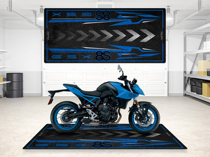Designed Pit Mat for Suzuki GSX-8S Motorcycle - MM7362 - Howling Moto