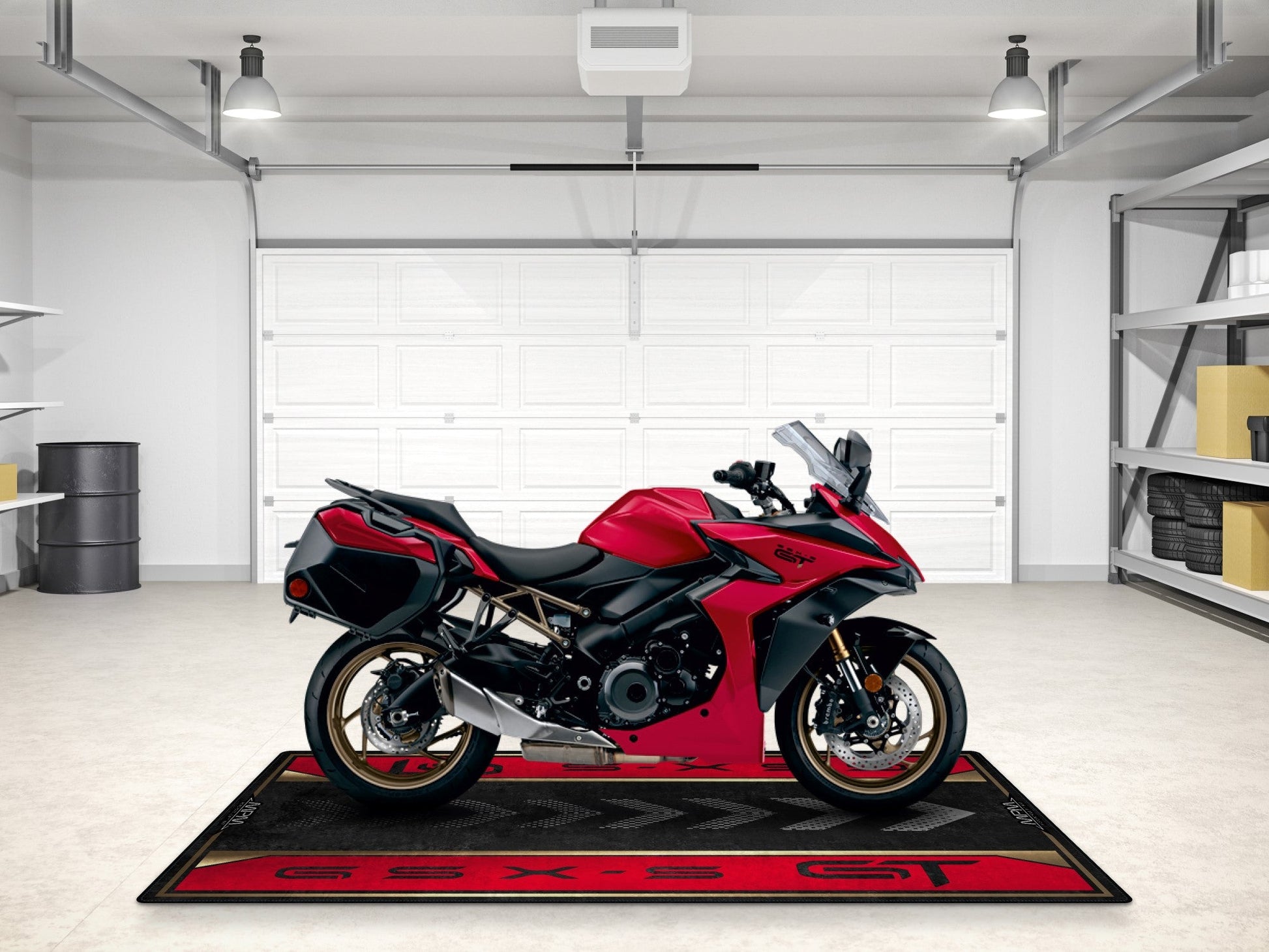 Designed Pit Mat for Suzuki GSX-S1000GT Motorcycle - MM7363 - Howling Moto