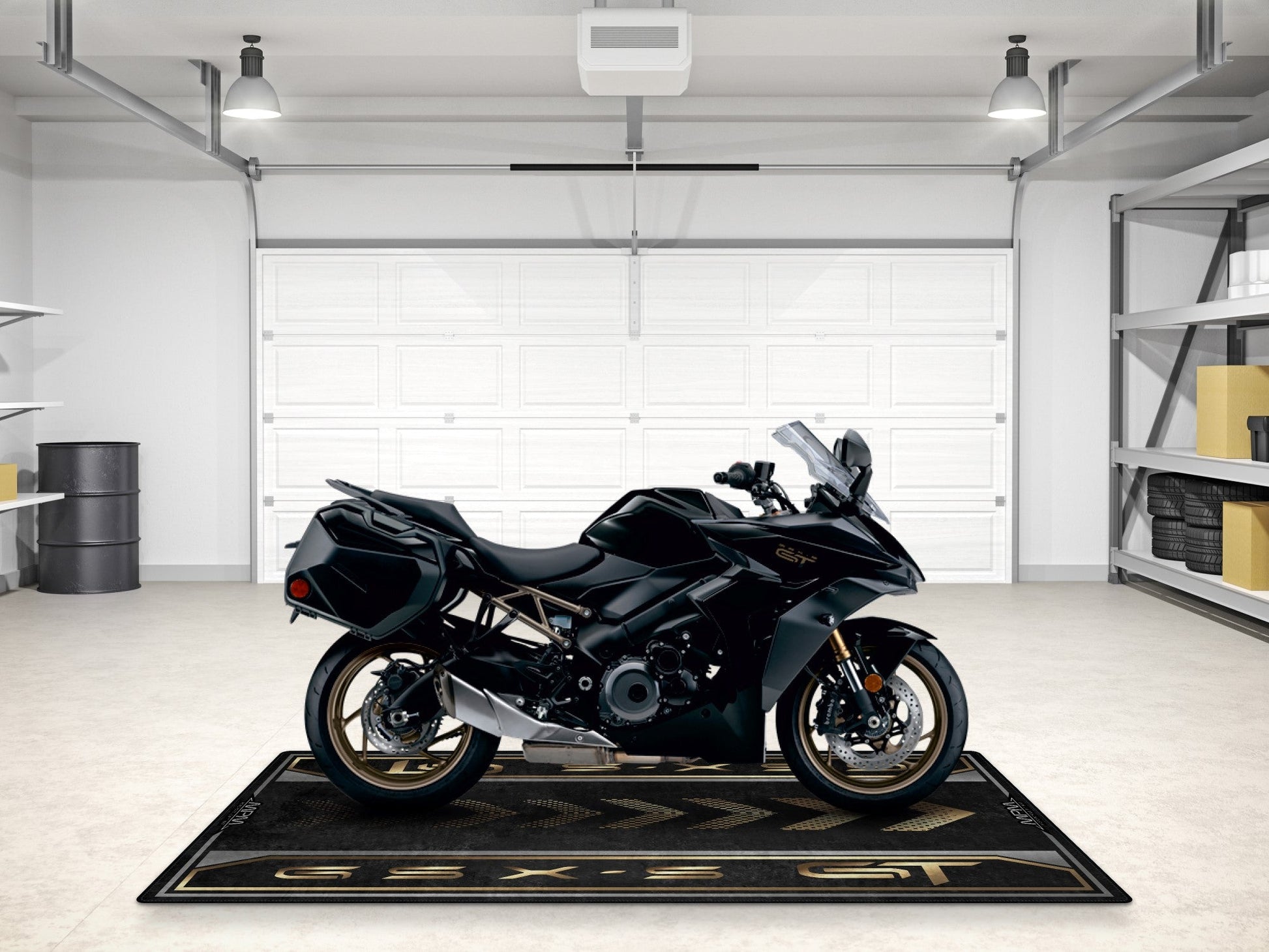 Designed Pit Mat for Suzuki GSX-S1000GT Motorcycle - MM7363 - Howling Moto