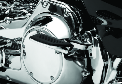 Kuryakyn Premium Mini Board with Male Mount Adapter in chrome for powersports vehicles, compact support and stylish design