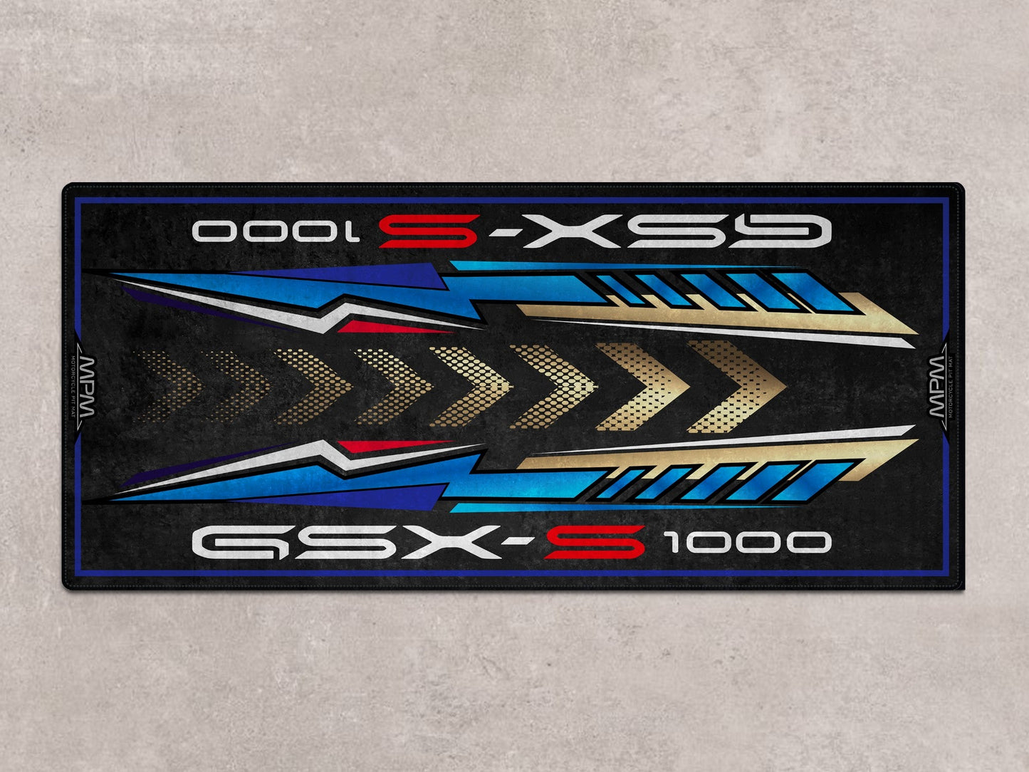 Designed Pit Mat for Suzuki GSX-S1000 Motorcycle - MM7364 - Howling Moto