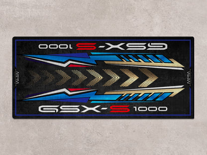 Designed Pit Mat for Suzuki GSX-S1000 Motorcycle - MM7364 - Howling Moto