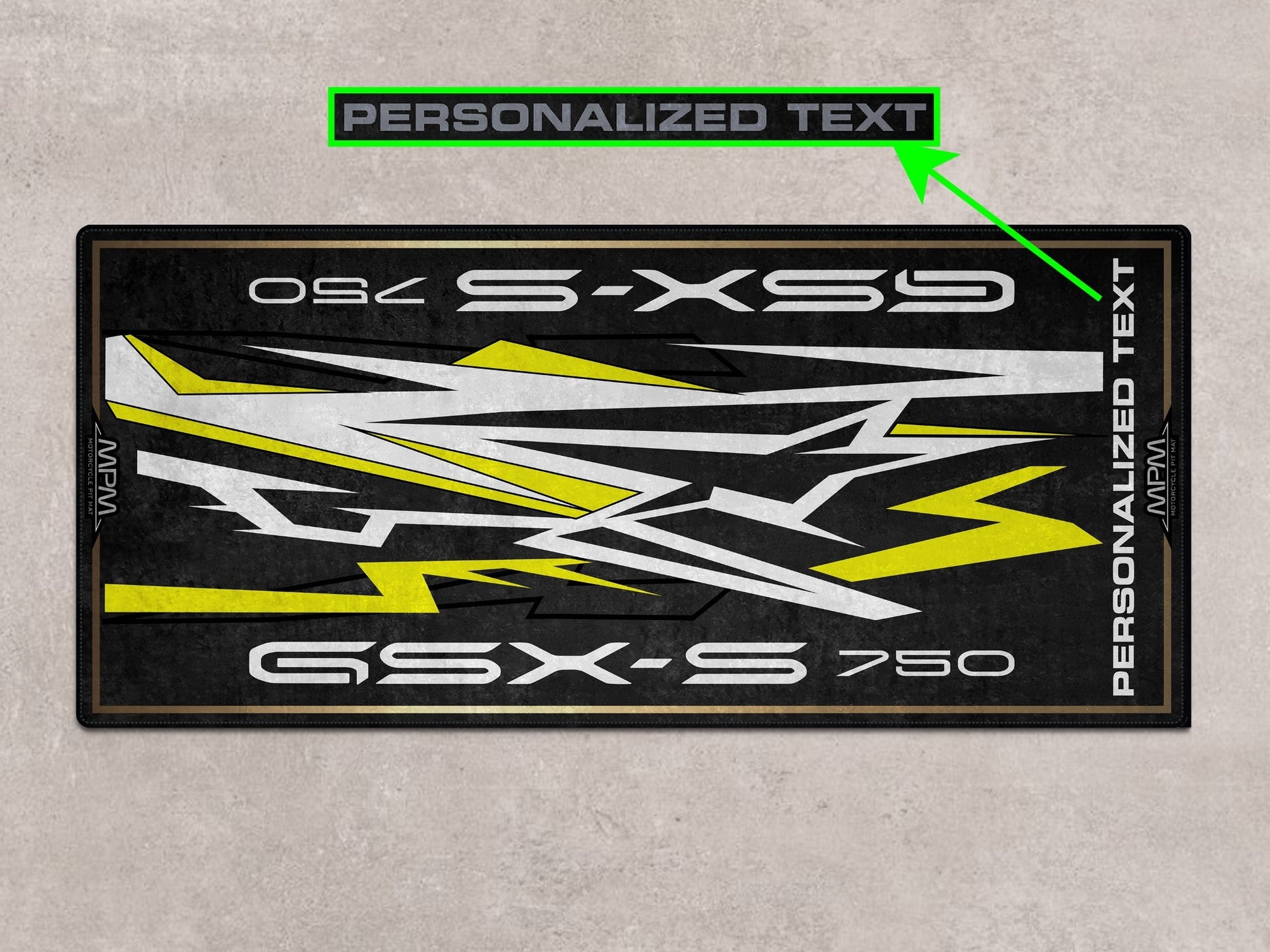 Designed Pit Mat for Suzuki GSX-S750Z Motorcycle - MM7365 - Howling Moto