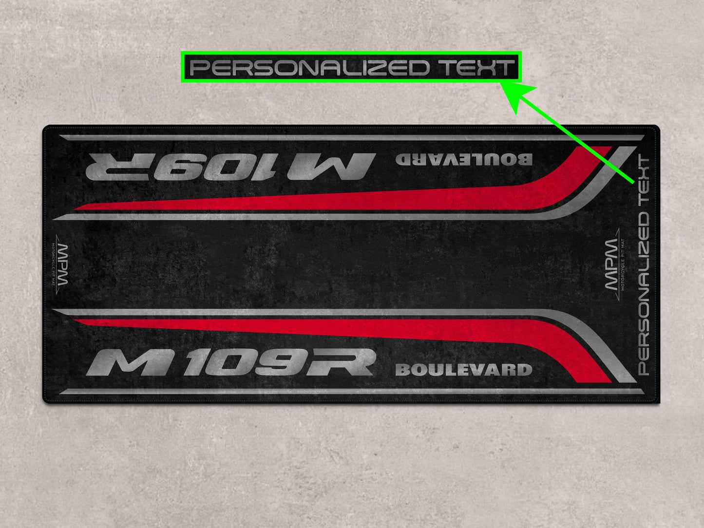 MPM Motorcycle Mat for Suzuki Boulevard M109R - MM7366 - Howling Moto