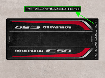 Designed Pit Mat for Suzuki Boulevard C50 Motorcycle - MM7367 - Howling Moto