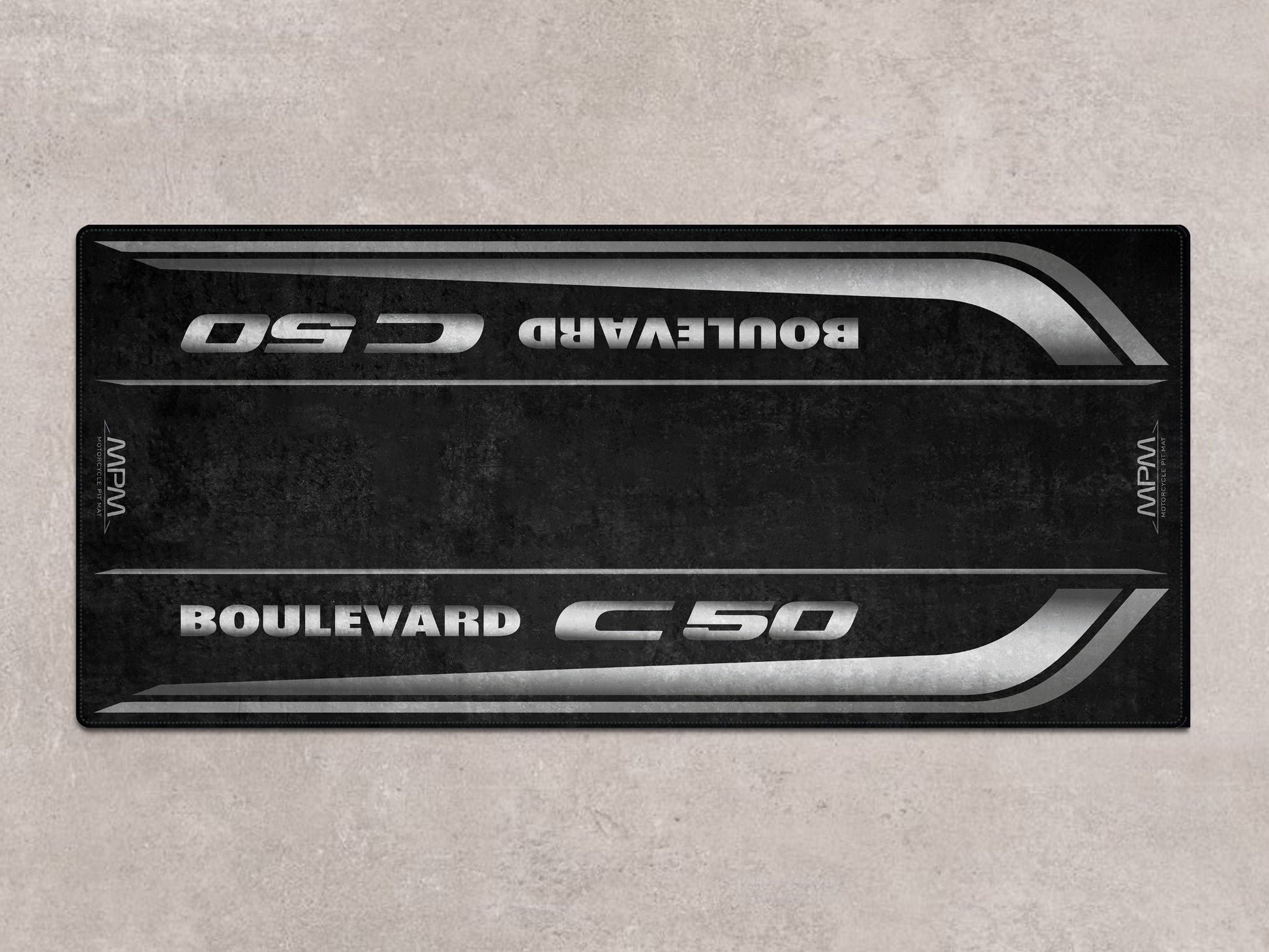 Designed Pit Mat for Suzuki Boulevard C50 Motorcycle - MM7367 - Howling Moto