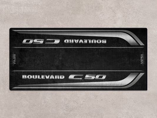 Designed Pit Mat for Suzuki Boulevard C50 Motorcycle - MM7367 - Howling Moto