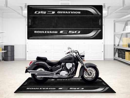 MPM Motorcycle Mat for Suzuki Boulevard C50 - MM7367 - Howling Moto