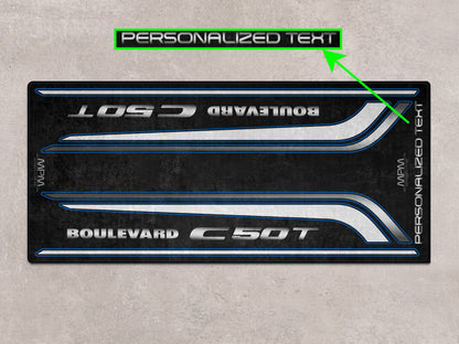 Designed Pit Mat for Suzuki C50T Motorcycle - MM7368 - Howling Moto