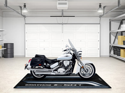 Designed Pit Mat for Suzuki C50T Motorcycle - MM7368 - Howling Moto