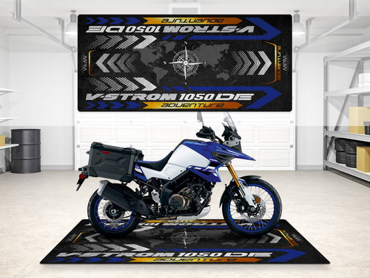 MPM Motorcycle Mat for Suzuki V-STROM 1050DE Adventure - MM7369 - Howling Moto