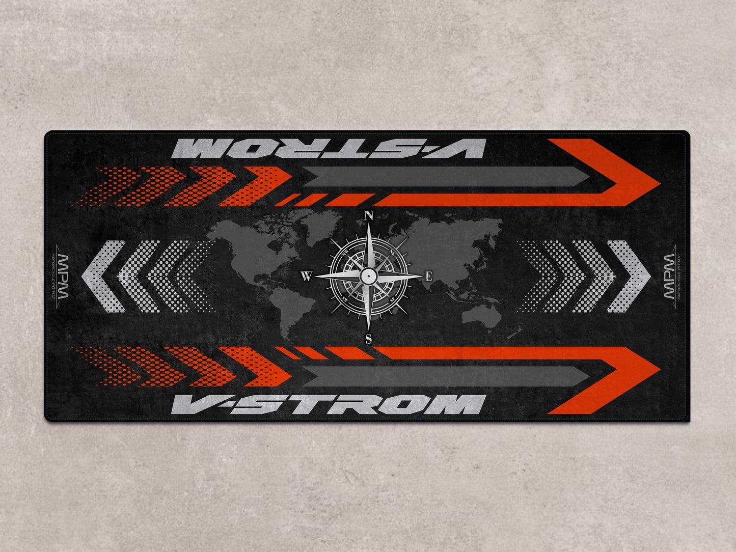Designed Pit Mat for Suzuki V-STROM 1050 Motorcycle - MM7371 - Howling Moto