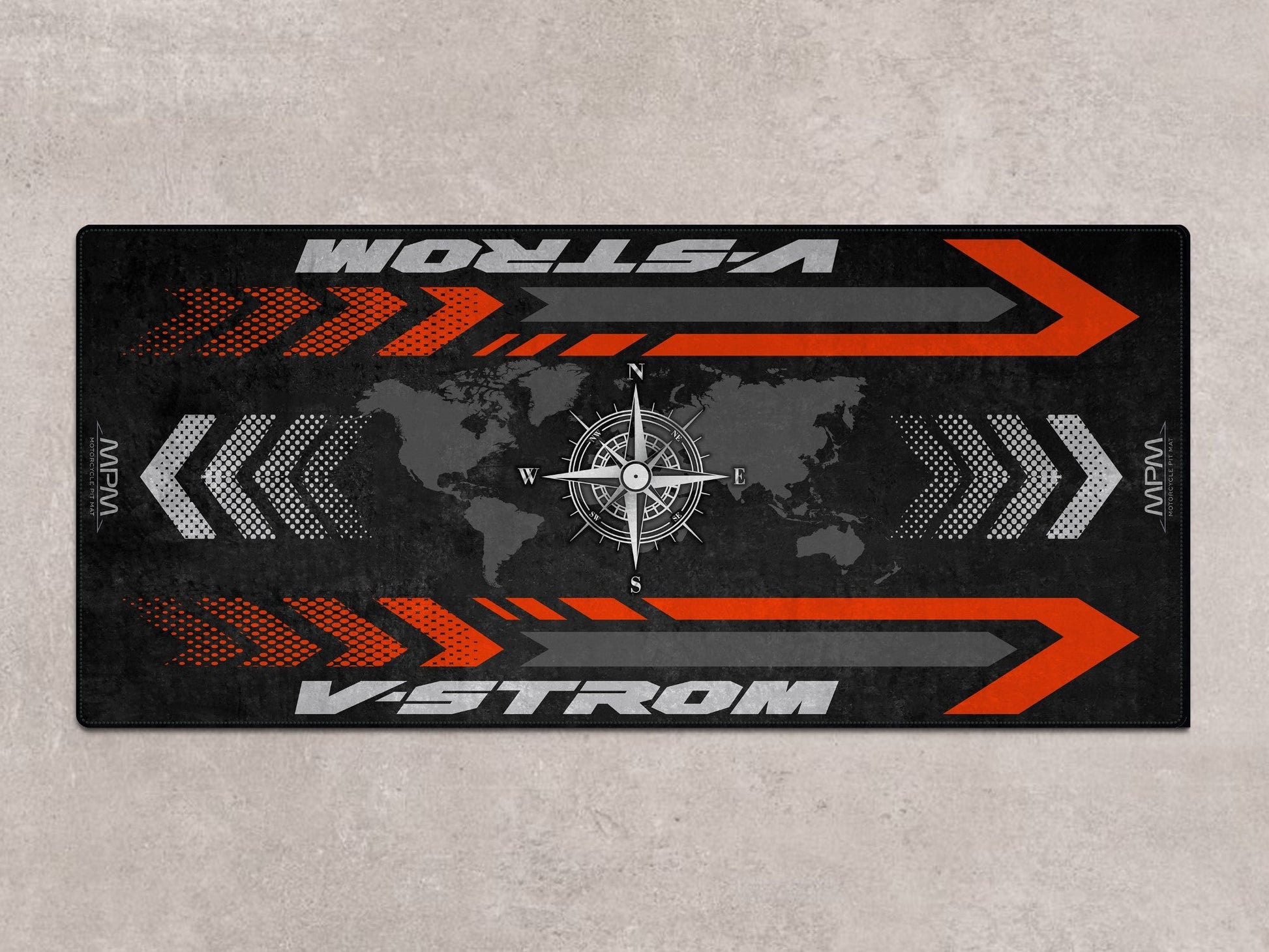 Designed Pit Mat for Suzuki V-STROM 1050 Motorcycle - MM7371 - Howling Moto