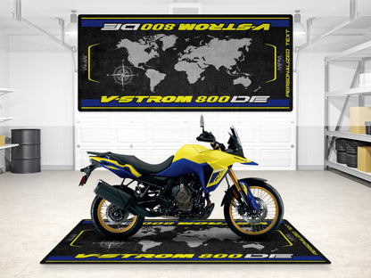 Designed Pit Mat for Suzuki V-STROM 800DE Motorcycle - MM7373 - Howling Moto