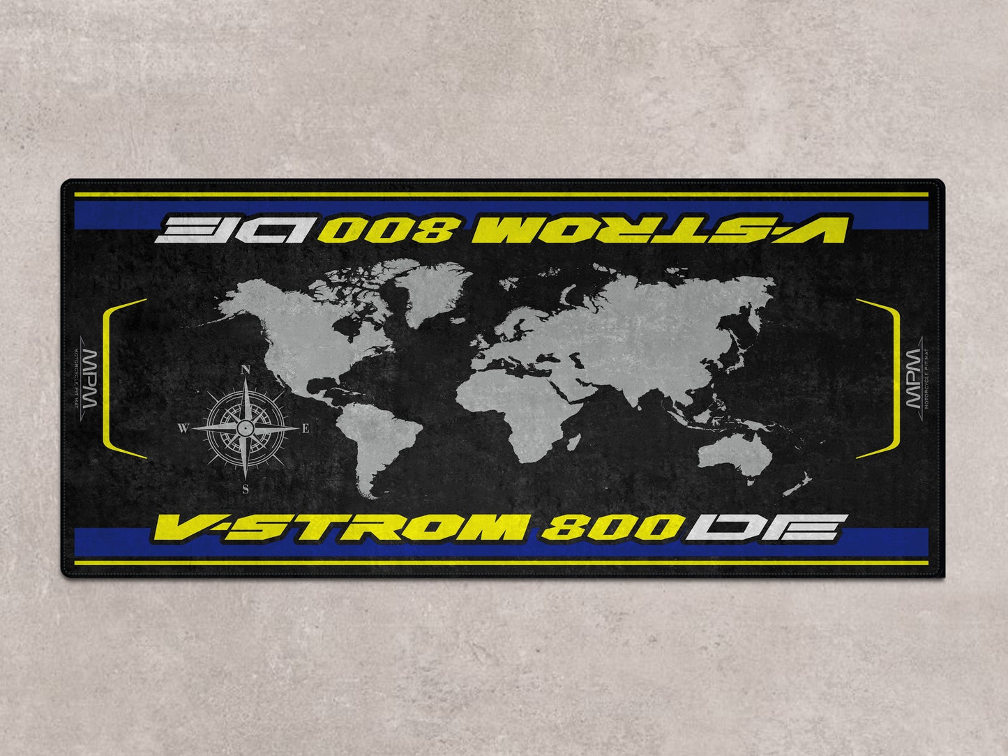 Designed Pit Mat for Suzuki V-STROM 800DE Motorcycle - MM7373 - Howling Moto