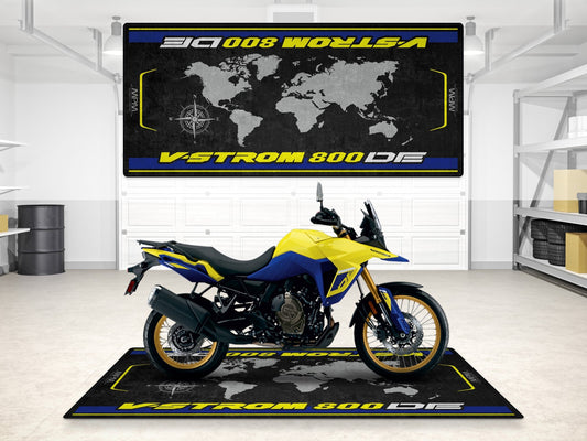 MPM Motorcycle Mat for Suzuki V-STROM 800DE - MM7373 - Howling Moto