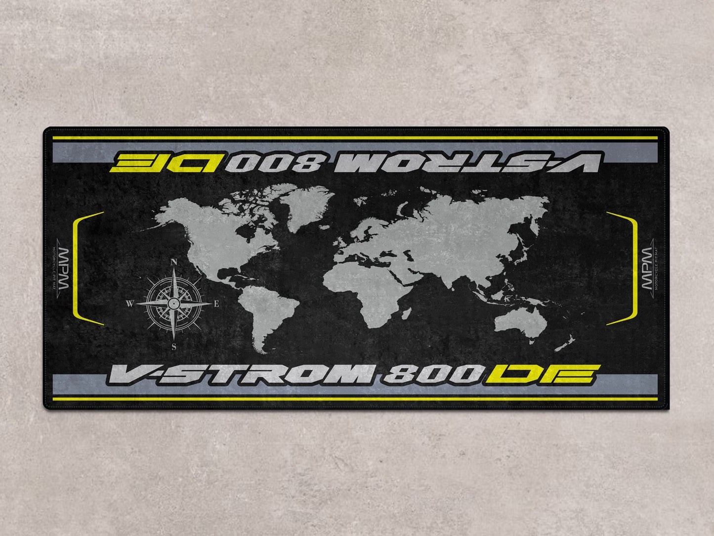 Designed Pit Mat for Suzuki V-STROM 800DE Motorcycle - MM7373 - Howling Moto