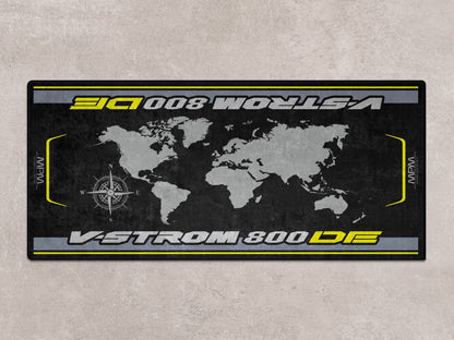 Designed Pit Mat for Suzuki V-STROM 800DE Motorcycle - MM7373 - Howling Moto