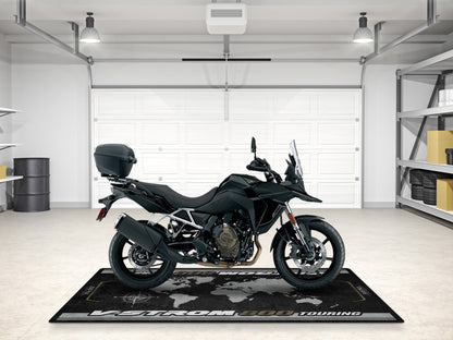 Designed Pit Mat for Suzuki V-STROM 800 Touring Motorcycle - MM7374 - Howling Moto