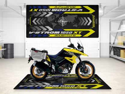MPM Motorcycle Mat for Suzuki V-STROM 1050XT Adventure - MM7376 - Howling Moto