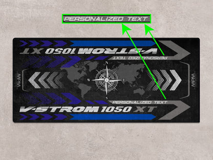 Designed Pit Mat for Suzuki V-STROM 1050XT Motorcycle - MM7377 - Howling Moto