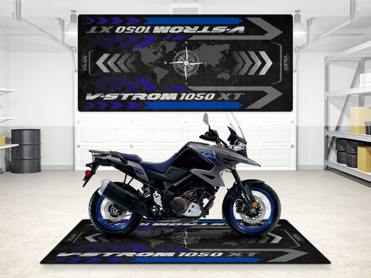 MPM Motorcycle Mat for Suzuki V-STROM 1050XT - MM7377 - Howling Moto