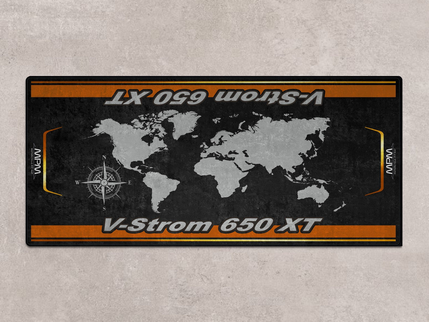 Designed Pit Mat for Suzuki V-STROM 650XT Motorcycle - MM7379 - Howling Moto