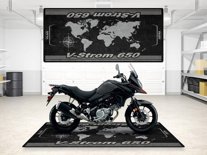 MPM Motorcycle Mat for Suzuki V-STROM 650 - MM7380 - Howling Moto