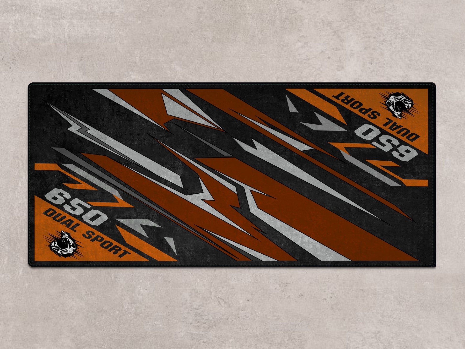 Designed Pit Mat for Suzuki DR650S Motorcycle - MM7381 - Howling Moto