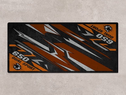 Designed Pit Mat for Suzuki DR650S Motorcycle - MM7381 - Howling Moto