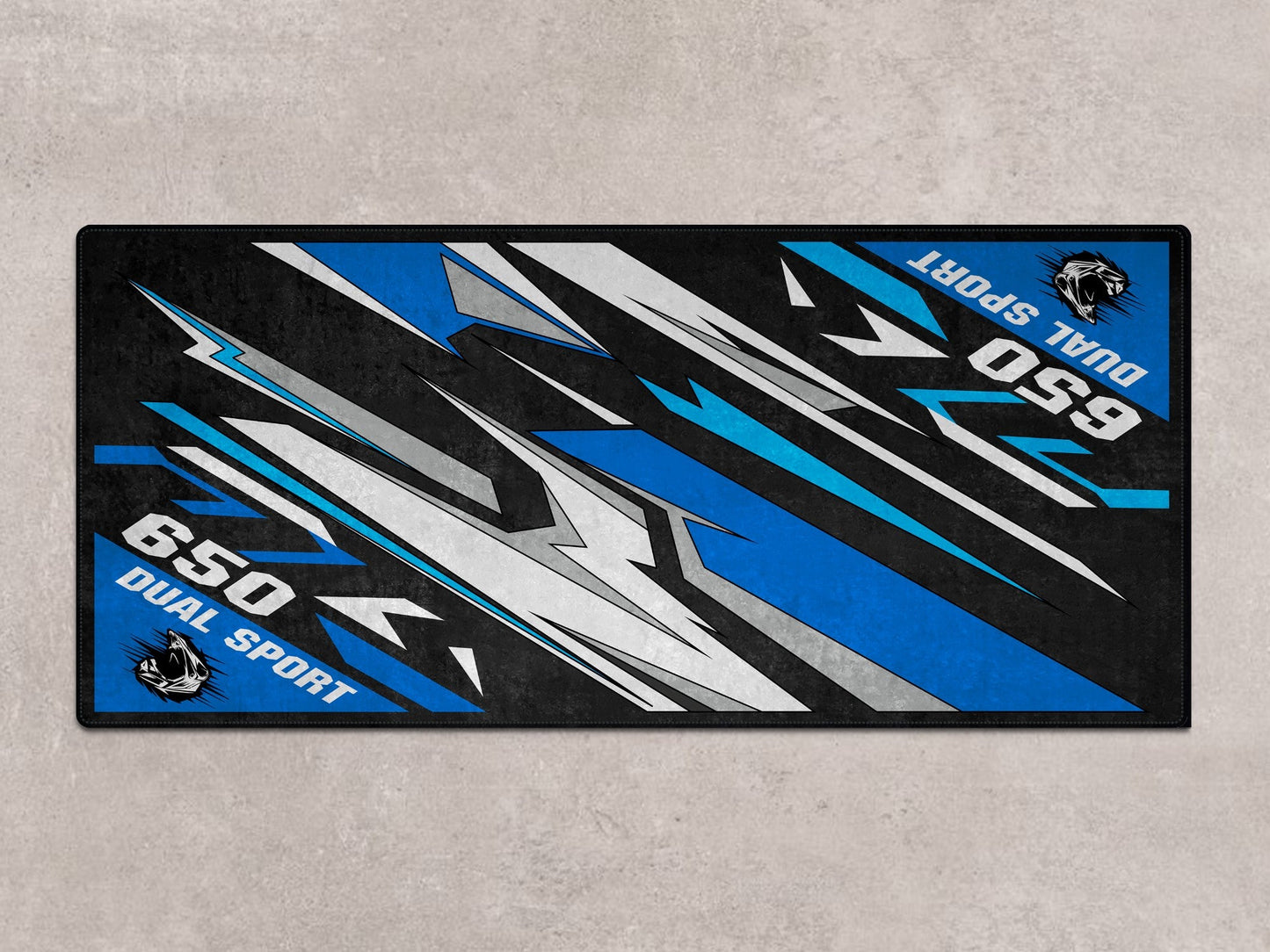 Designed Pit Mat for Suzuki DR650S Motorcycle - MM7381 - Howling Moto