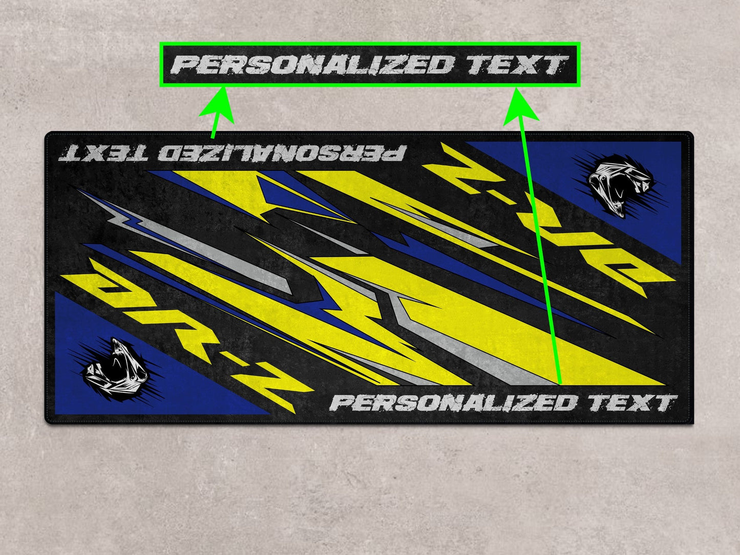 Designed Pit Mat for Suzuki DR-Z Motorcycle - MM7382 - Howling Moto