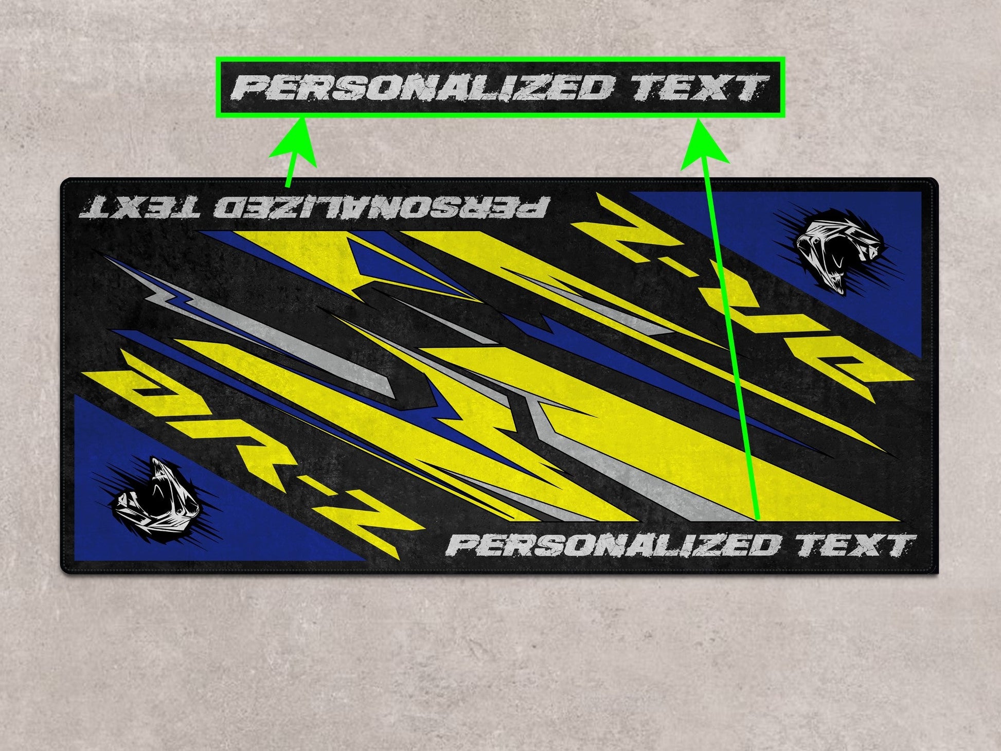 Designed Pit Mat for Suzuki DR-Z Motorcycle - MM7382 - Howling Moto