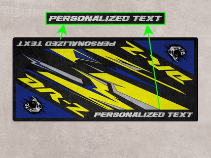 Designed Pit Mat for Suzuki DR-Z Motorcycle - MM7382 - Howling Moto