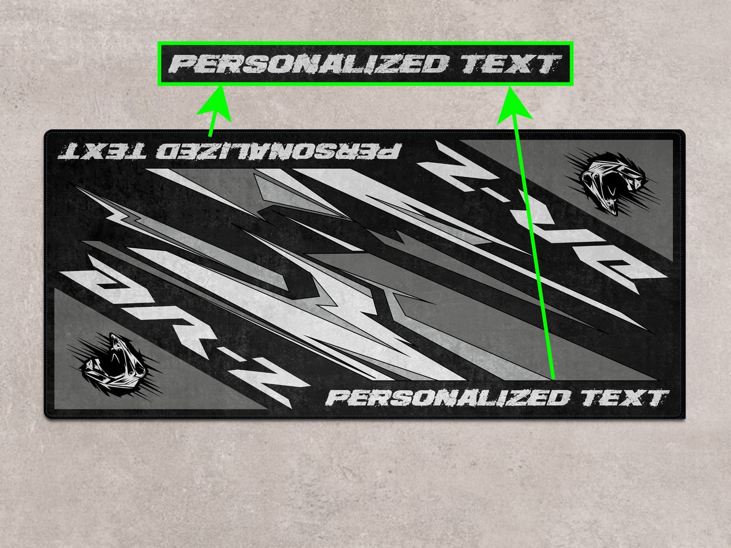 Designed Pit Mat for Suzuki DR-Z Motorcycle - MM7382 - Howling Moto