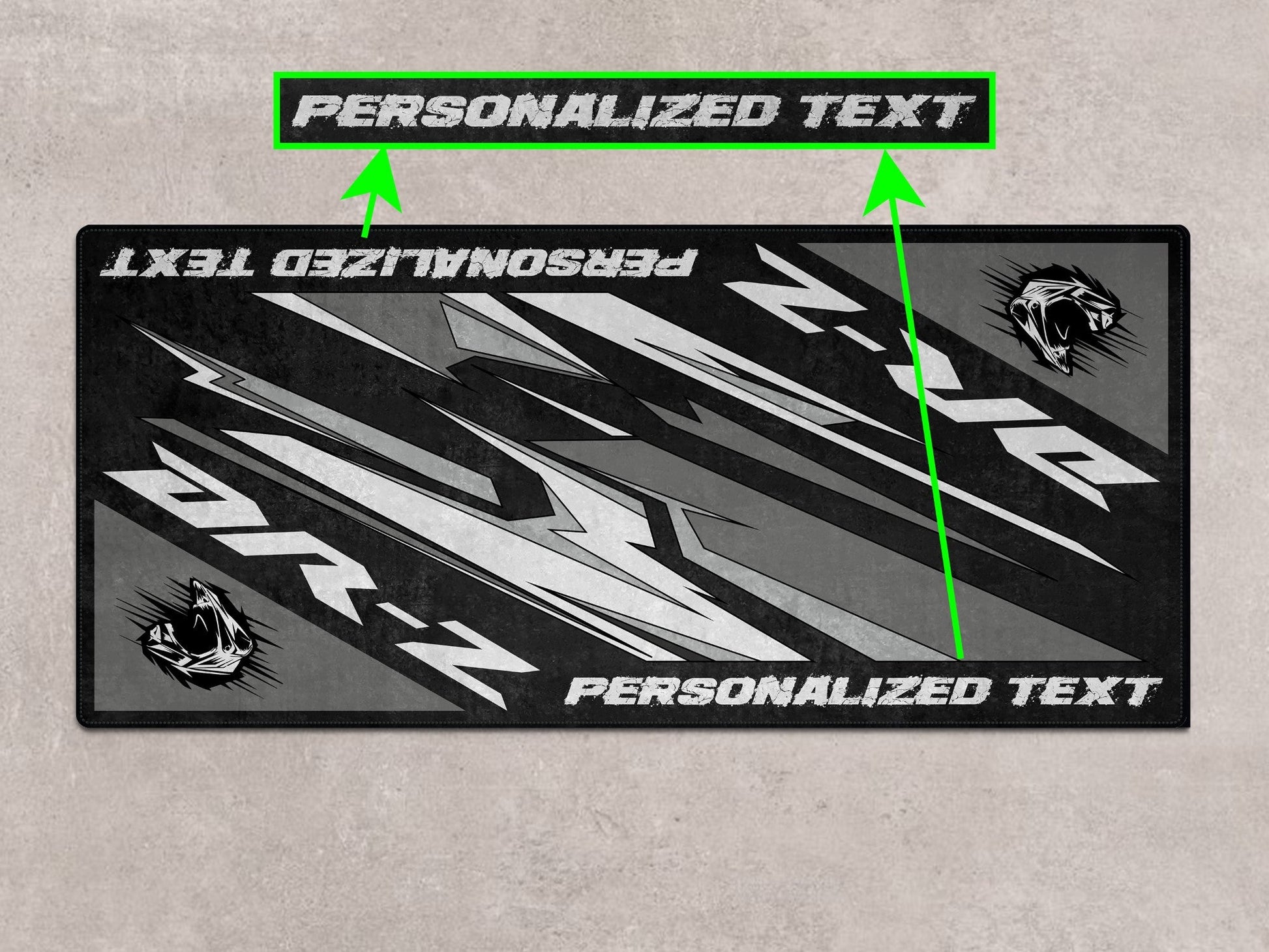 Designed Pit Mat for Suzuki DR-Z Motorcycle - MM7382 - Howling Moto