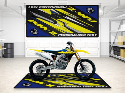 Designed Pit Mat for Suzuki RM-Z Motorcycle - MM7383 - Howling Moto